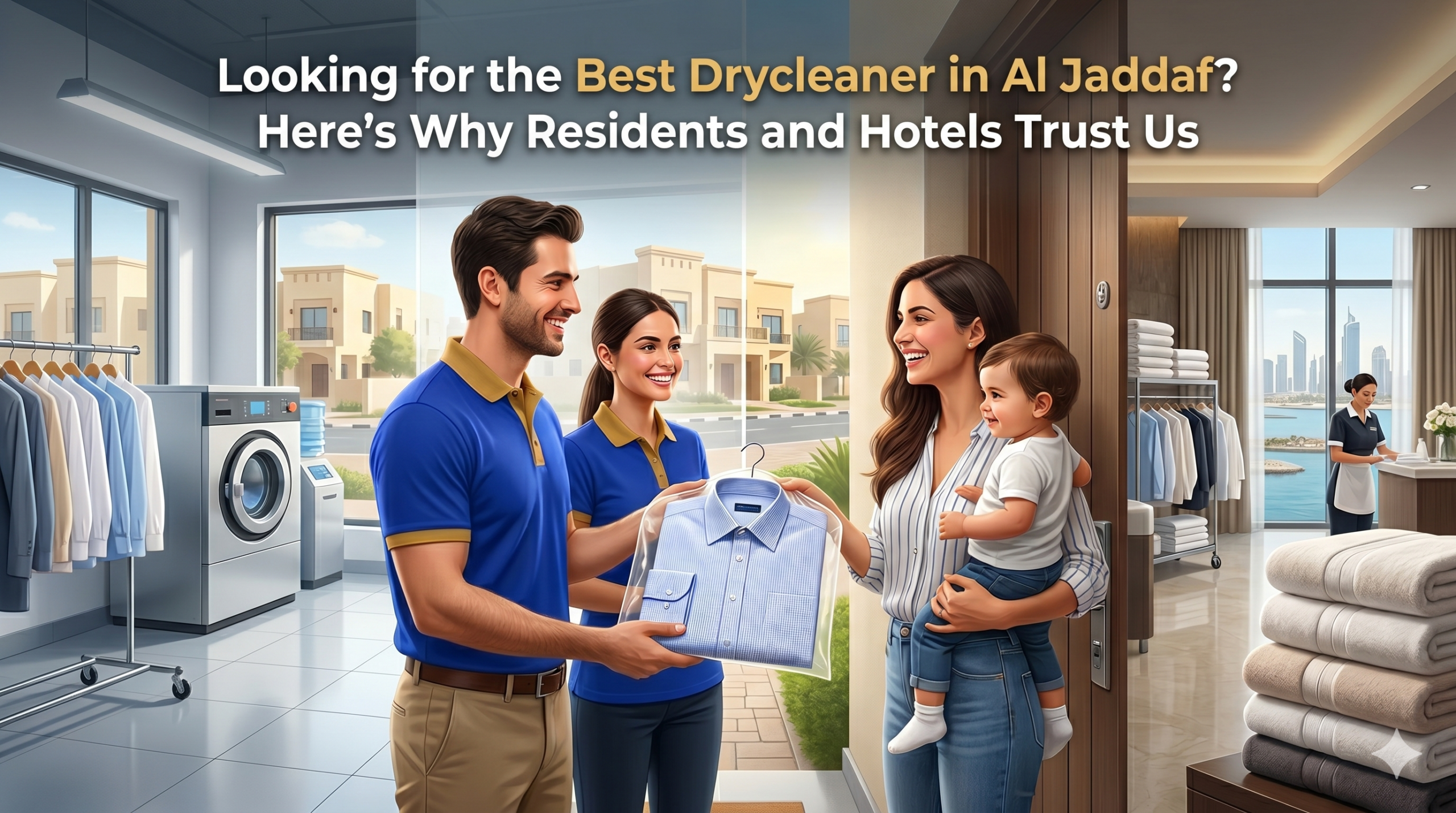 Looking for the Best Drycleaner in Al Jaddaf? Here’s Why Residents and Hotels Trust Us