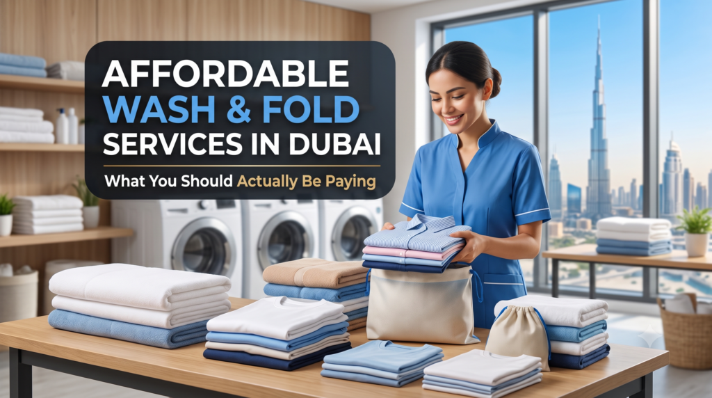 Affordable Wash and Fold Service Prices in Dubai: What You Should Actually Be Paying